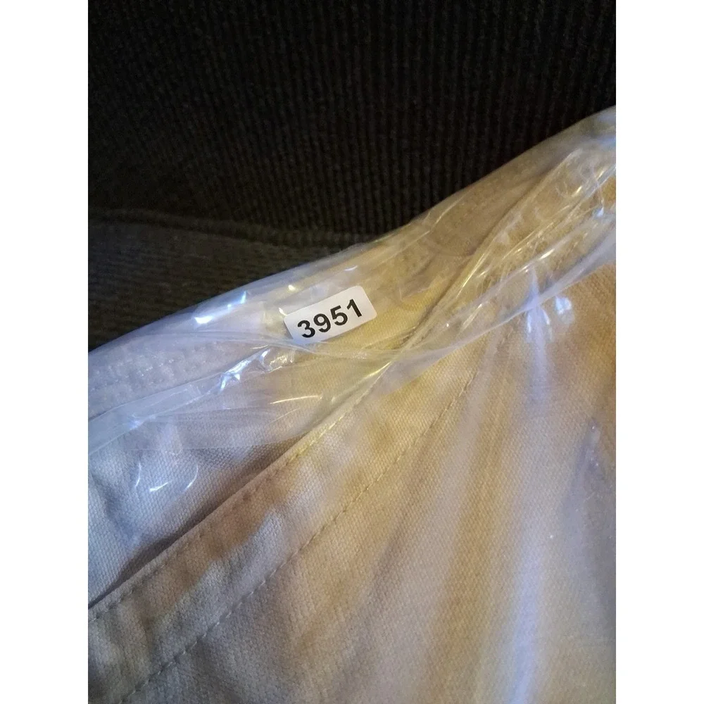 LL Bean Pants Men's 44x29 Khaki Heavy Duty Rugged Workwear 0 DUW3 Canvas‎
